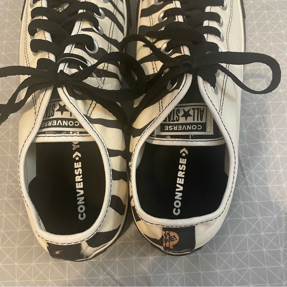 Nwot Converse By You Custom Chuck 70 Zebra Gamer … - image 6
